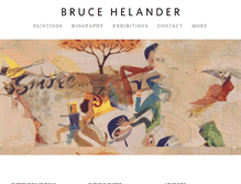 Tablet Screenshot of brucehelander.com